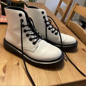 White Doc Martens Boots